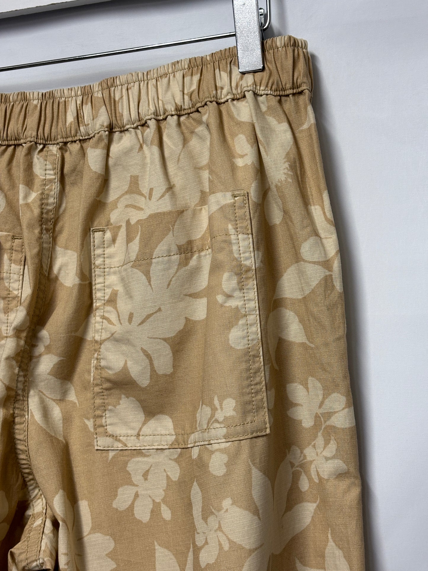 Nobody's Child Beige Floral Cargo Trousers 10