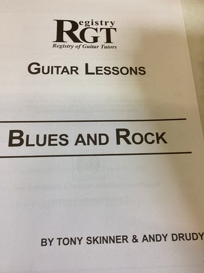 RGT Blues and Rock 10 Easy to Follow Guitar Lessons Free CD 74 Lesson Examples and Backing Tracks