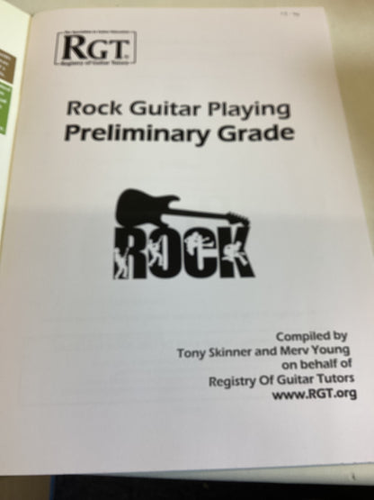 RGT Rock Guitar Playing Includes CD with Demonstration and Tracking Tracks Preliminary Grade