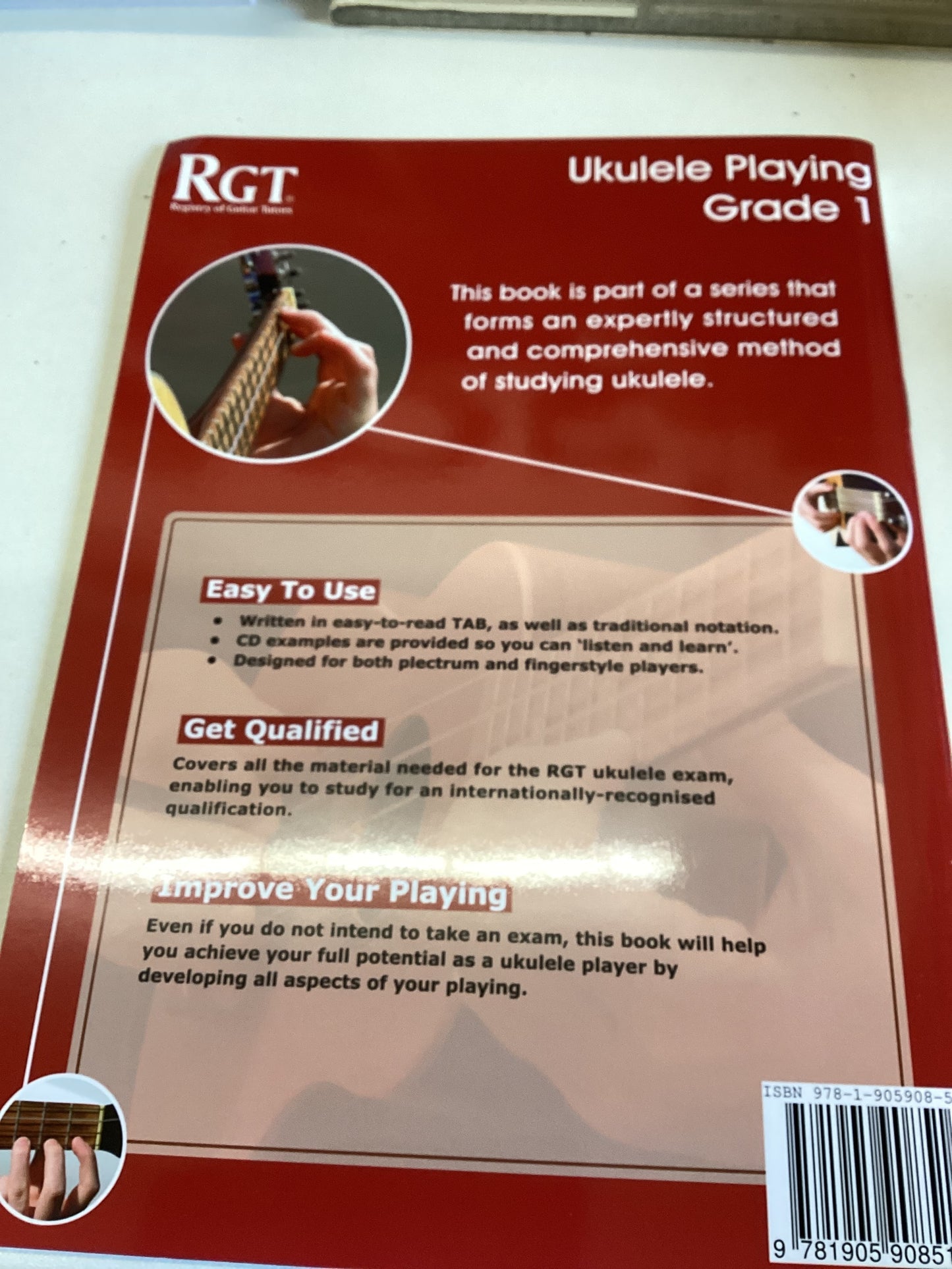 RGT Ukulele Playing Grade 1 Includes Demonstration CD