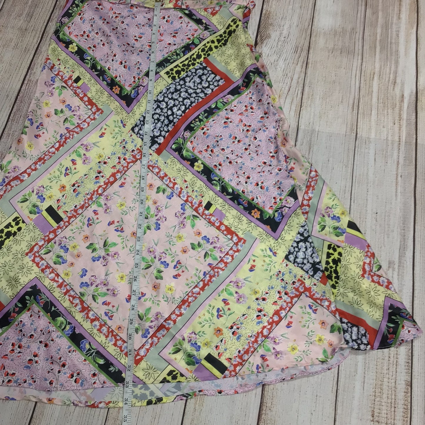 BNWT Next Pink & Yellow Multi Skirt RRP £42 Size 16