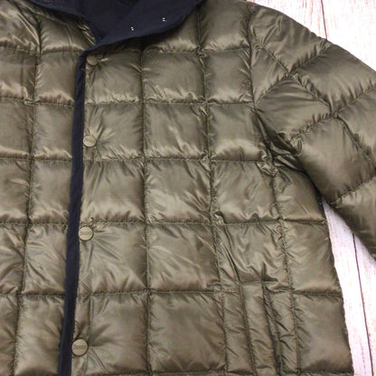 Herno Black & Green Goose Down Reversible Hooded Jacket Size 50 (PI0448U-19339-9300)