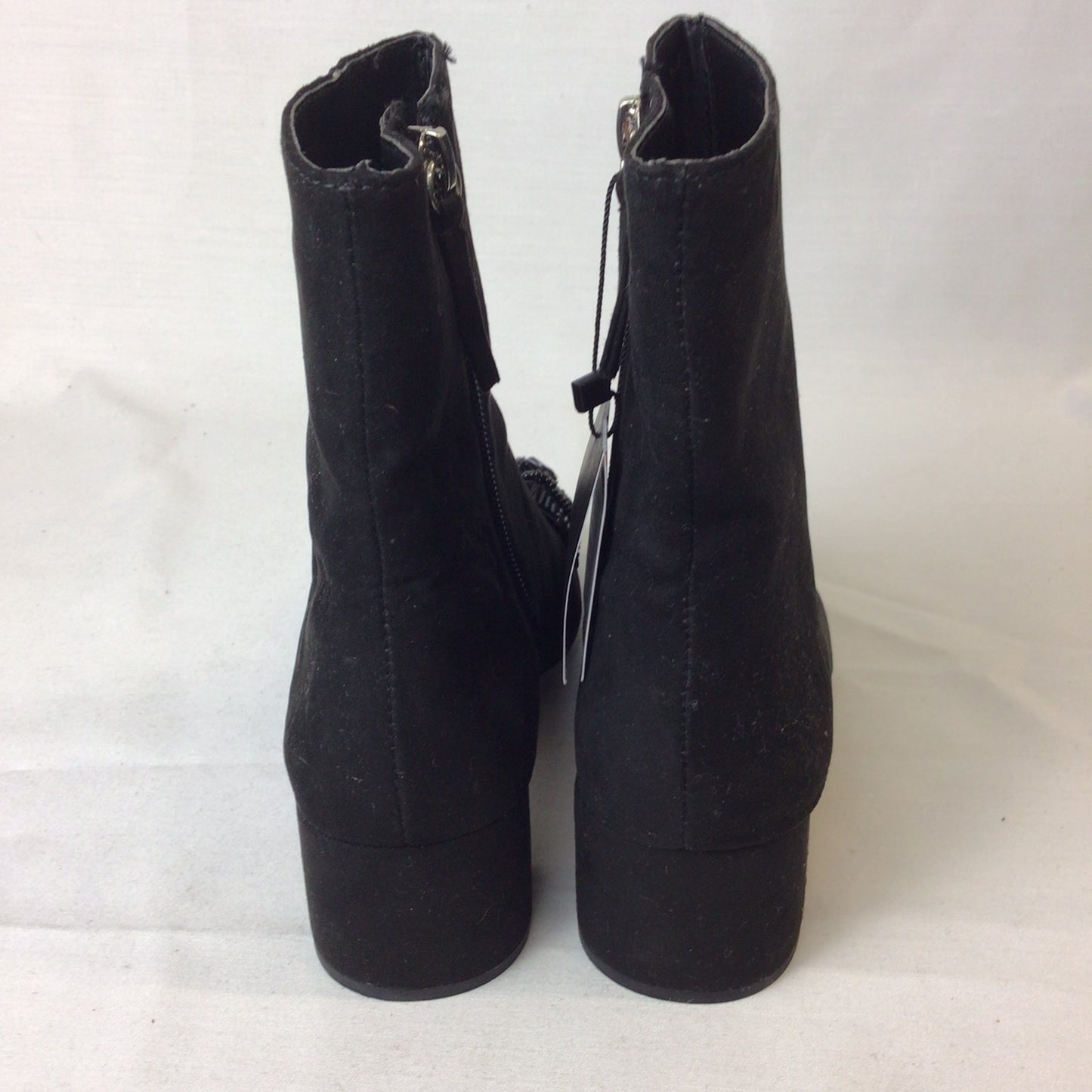 BNWT Zara Black Bead & Sequinned Bow Detail Ankle Boots Size 3 UK (36 EU)