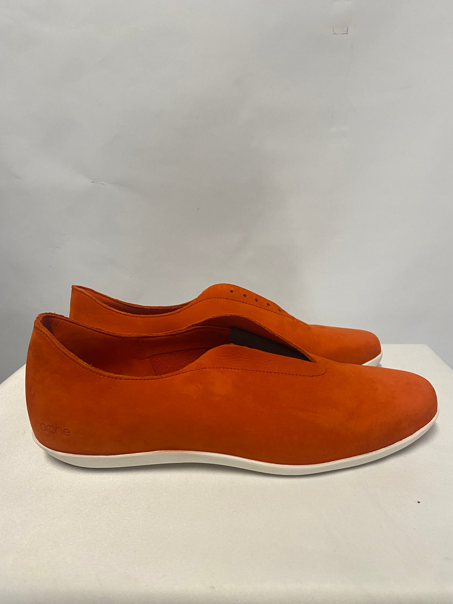 Arche LN Orange Nubuck Slip On Shoes 39/6 BNIB