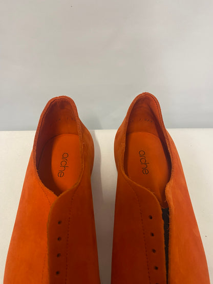 Arche LN Orange Nubuck Slip On Shoes 39/6 BNIB