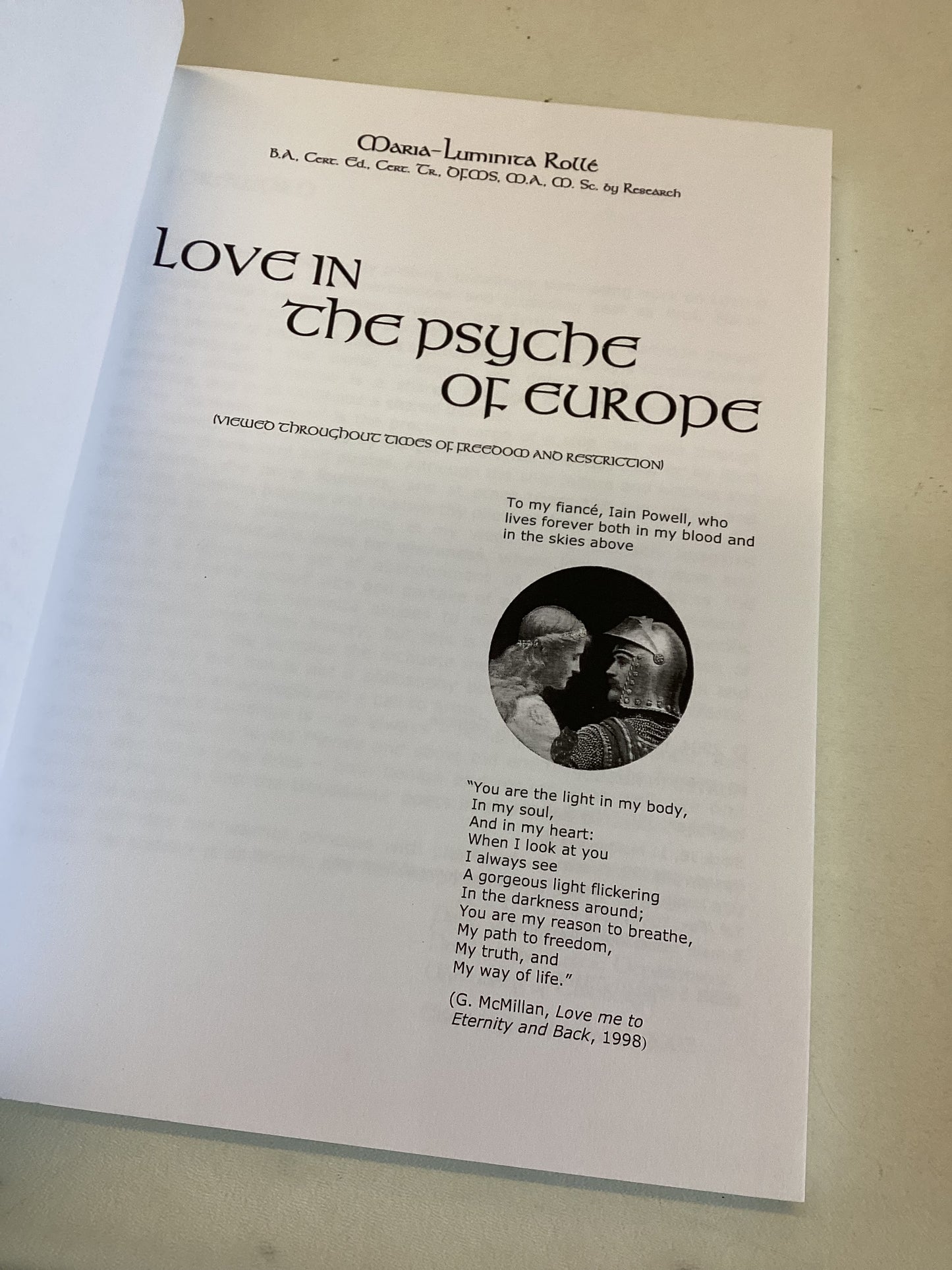 Love in The Psyche of Europe  Maria -Luminita Rolle