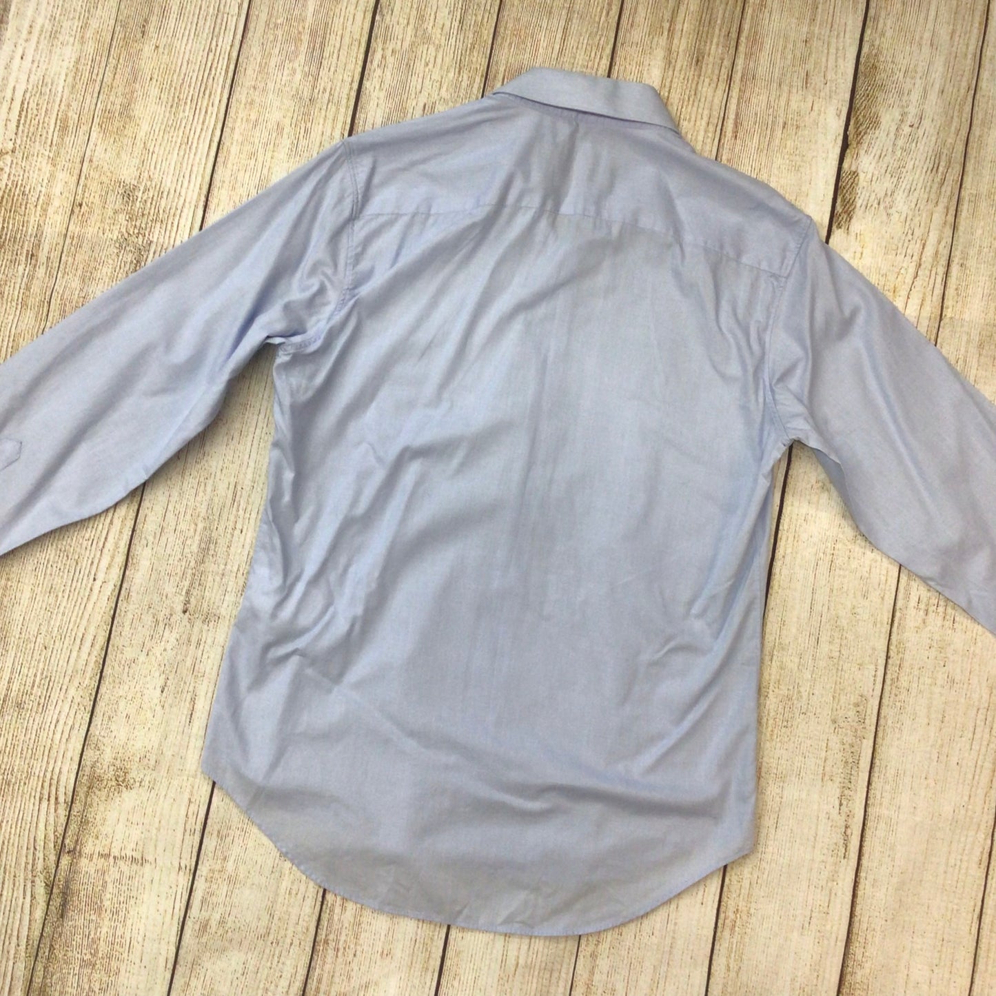 Sandro Paris Light Blue 100% Cotton Long Sleeve Shirt Size 39 (on label)