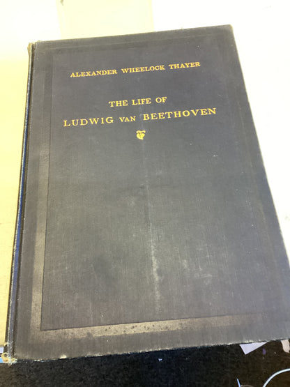 The Life Of Ludwig Van Beethoven Volume 1 Second Printing Alexander Wheelock Thayer
