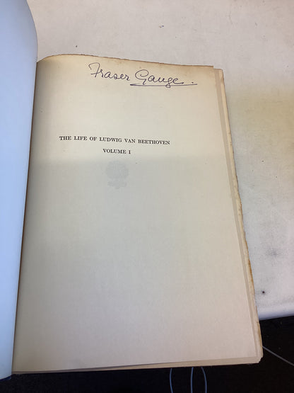 The Life Of Ludwig Van Beethoven Volume 1 Second Printing Alexander Wheelock Thayer