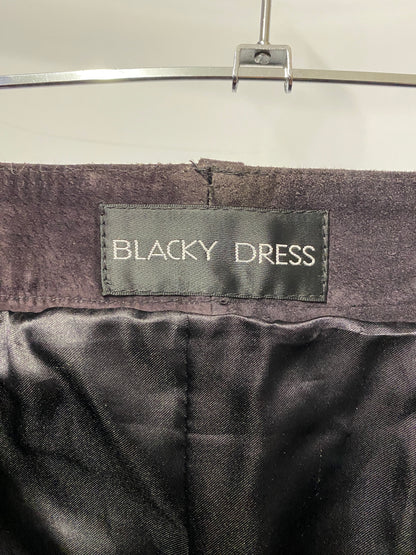Vintage Purple Suede Trousers Blacky Dress 12