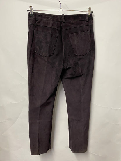 Vintage Purple Suede Trousers Blacky Dress 12