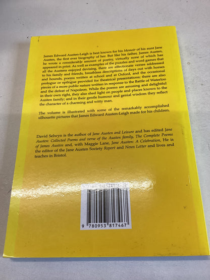 Fugitive Pieces Trifles Light as Air The Poems of James Edward Austen-Leigh
