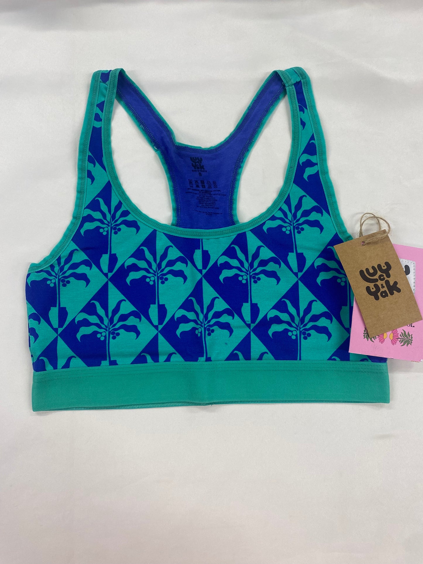 Lucy & Yak - Iona Racer Back Crop Top Bundle in Summer Lovin' and Tara Khozrad Small BNWT