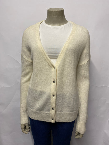 The White Company Cream Alpaca Blend Cardigan Small BNWT