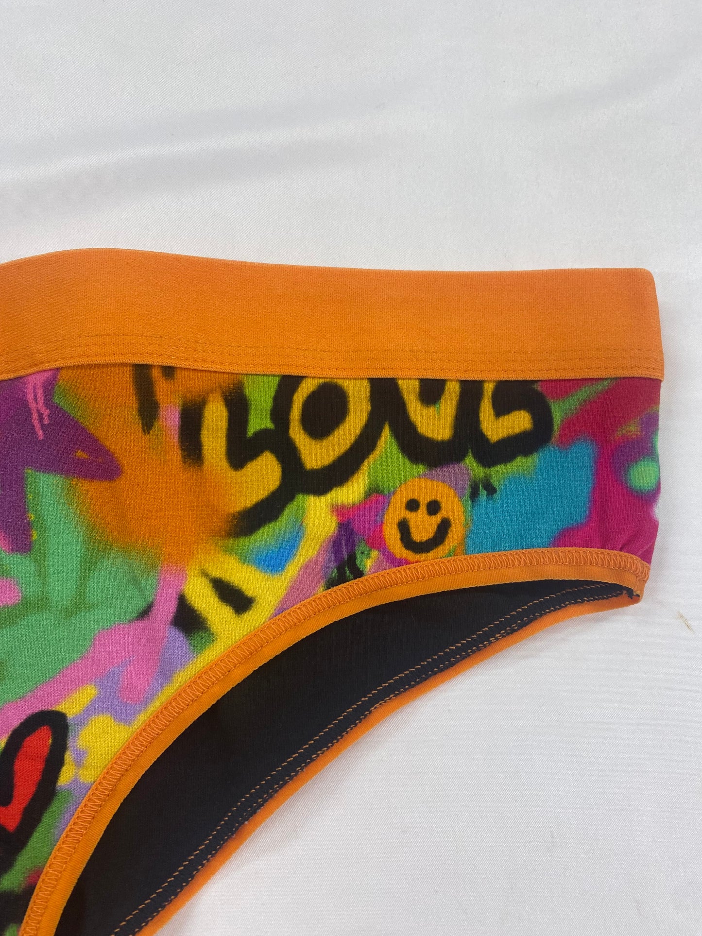 Lucy & Yak - Fleur Thong Bundle in Summer Lovin' and Graffiti Large BNWT