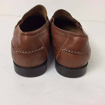 Johnston & Murphy Tan Brown Sheepskin Loafers Size 11M F6