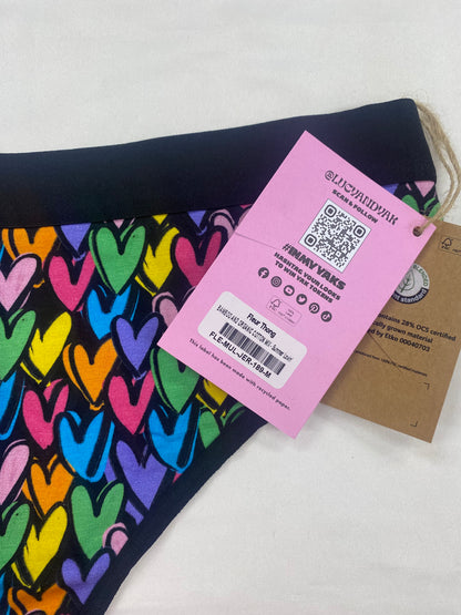 Lucy & Yak - Fleur Thong Bundle in Summer Lovin' and Graffiti Medium BNWT