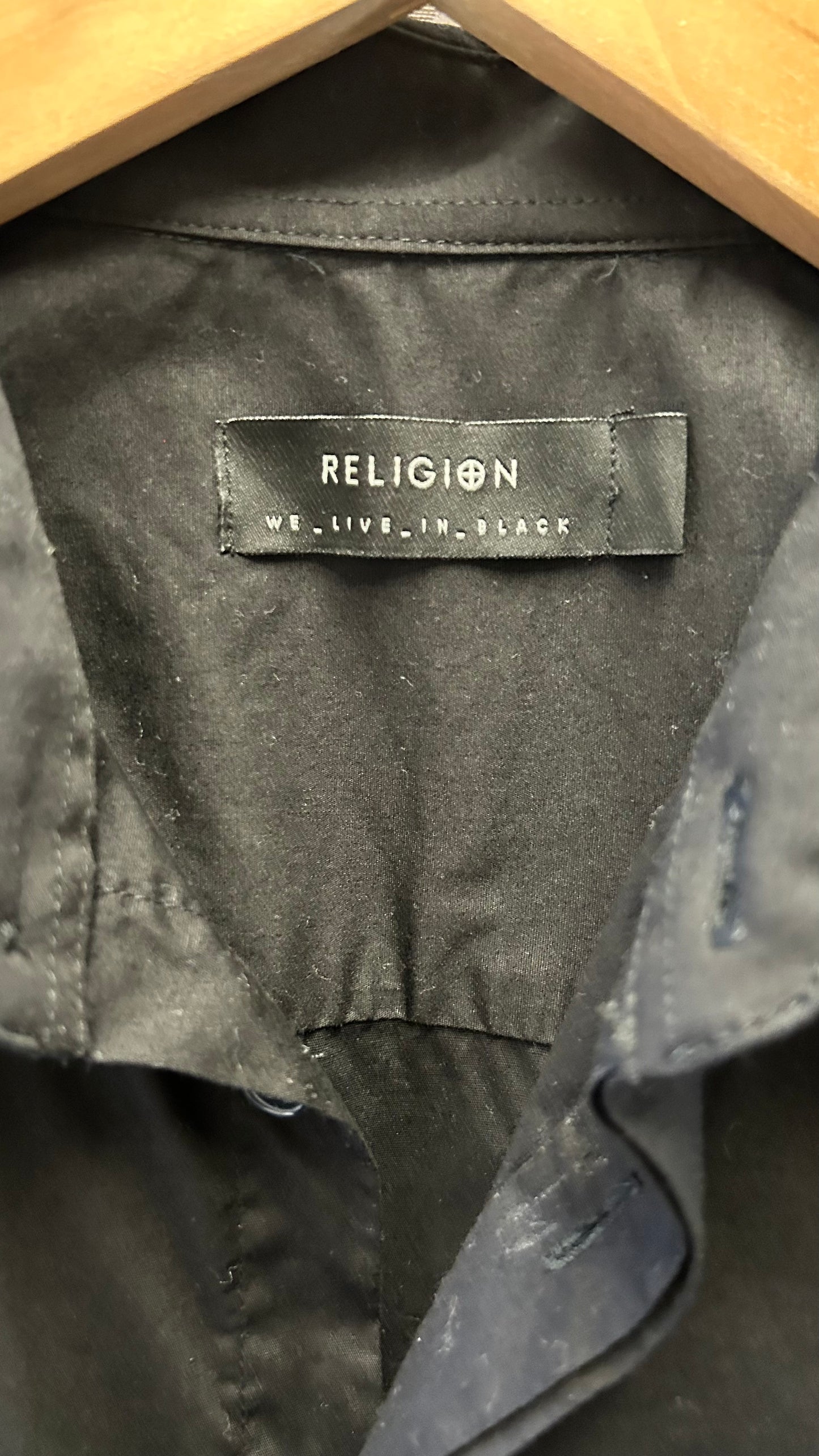 Religion Black Shirt, Small