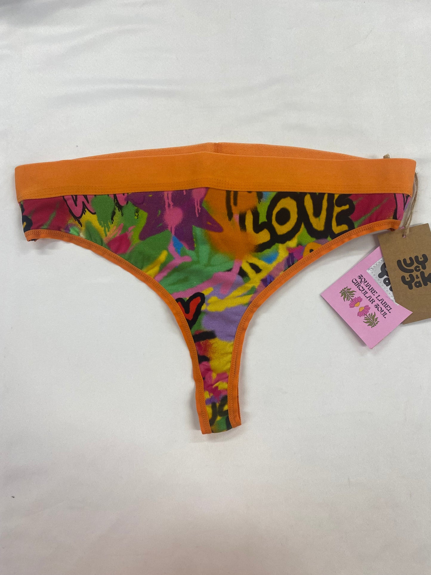 Lucy & Yak - Fleur Thong Bundle in Summer Lovin' and Graffiti Medium BNWT