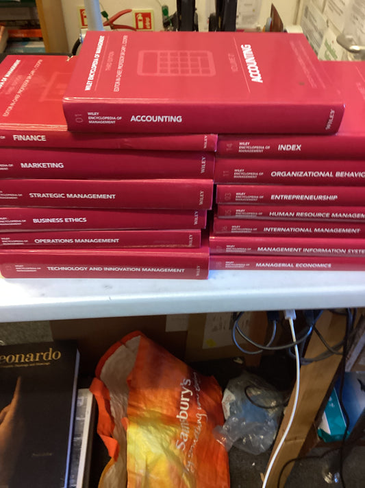 Wiley Enclopedia of Management 14 Volume  Set Third Edition