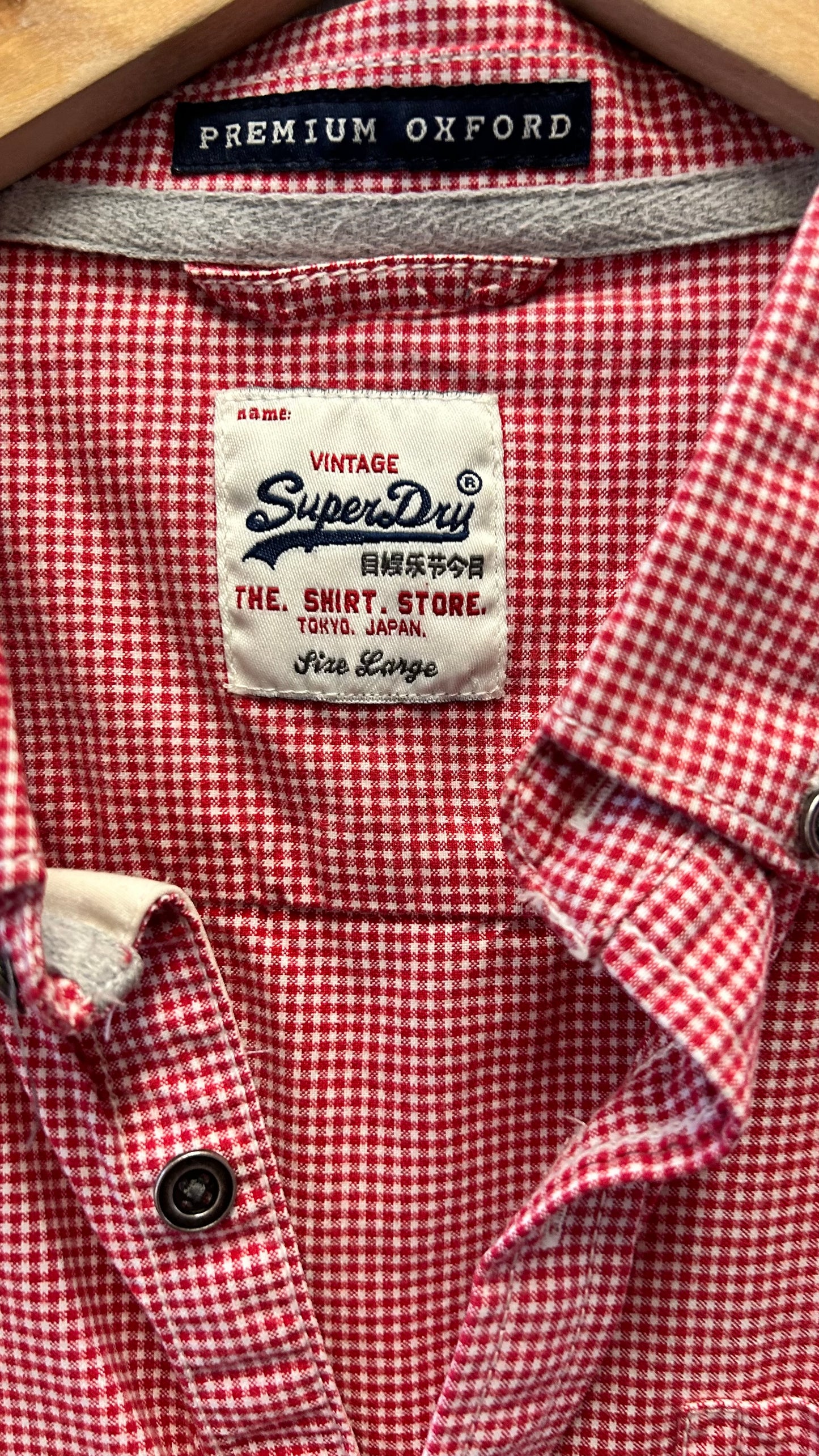 Superdry Check Shirt, Large