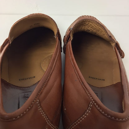 Johnston & Murphy Tan Brown Sheepskin Loafers Size 11M F6