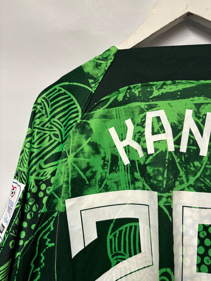 Nigerian Nike Home Kit Football Top 2022 - Kanu 25 X-Large