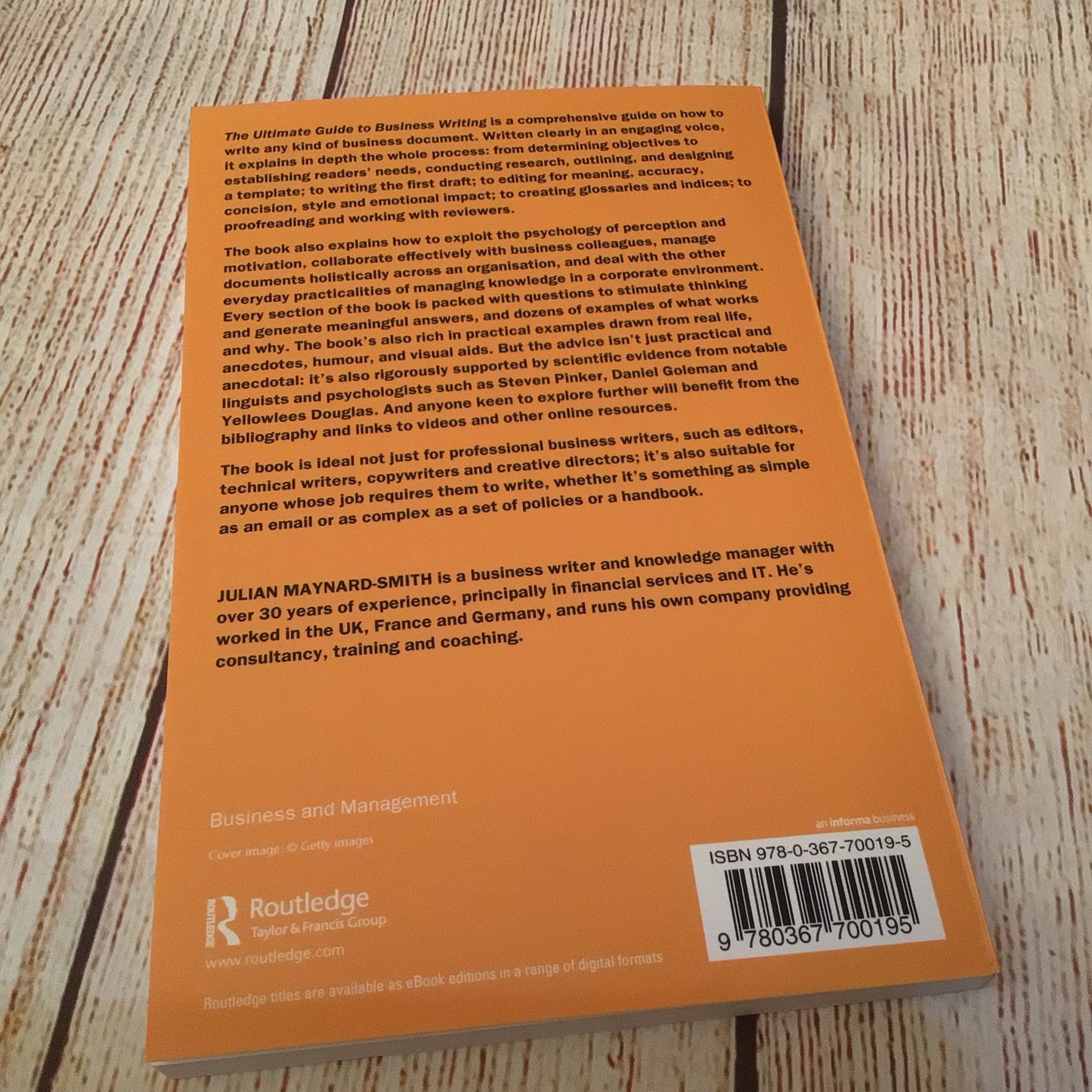 Ultimate Guide to Business Writing by Julian Maynard-Smith (2021) 9780367700195