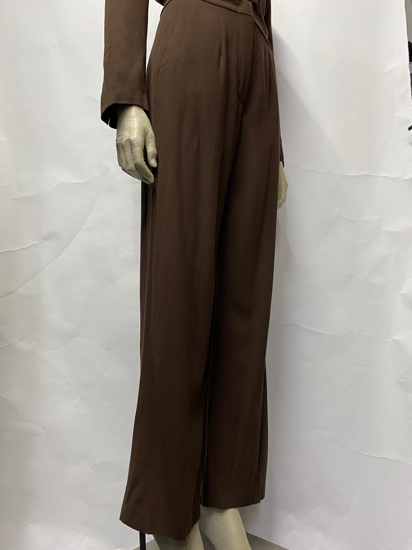 Mario Borsato Brown Vintage Jumpsuit 10