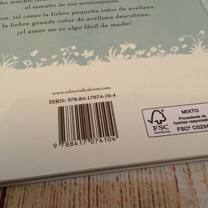 Adivina Cuánto Te Quiero by Sam McBratney (2022) [Spanish] 9788417074104