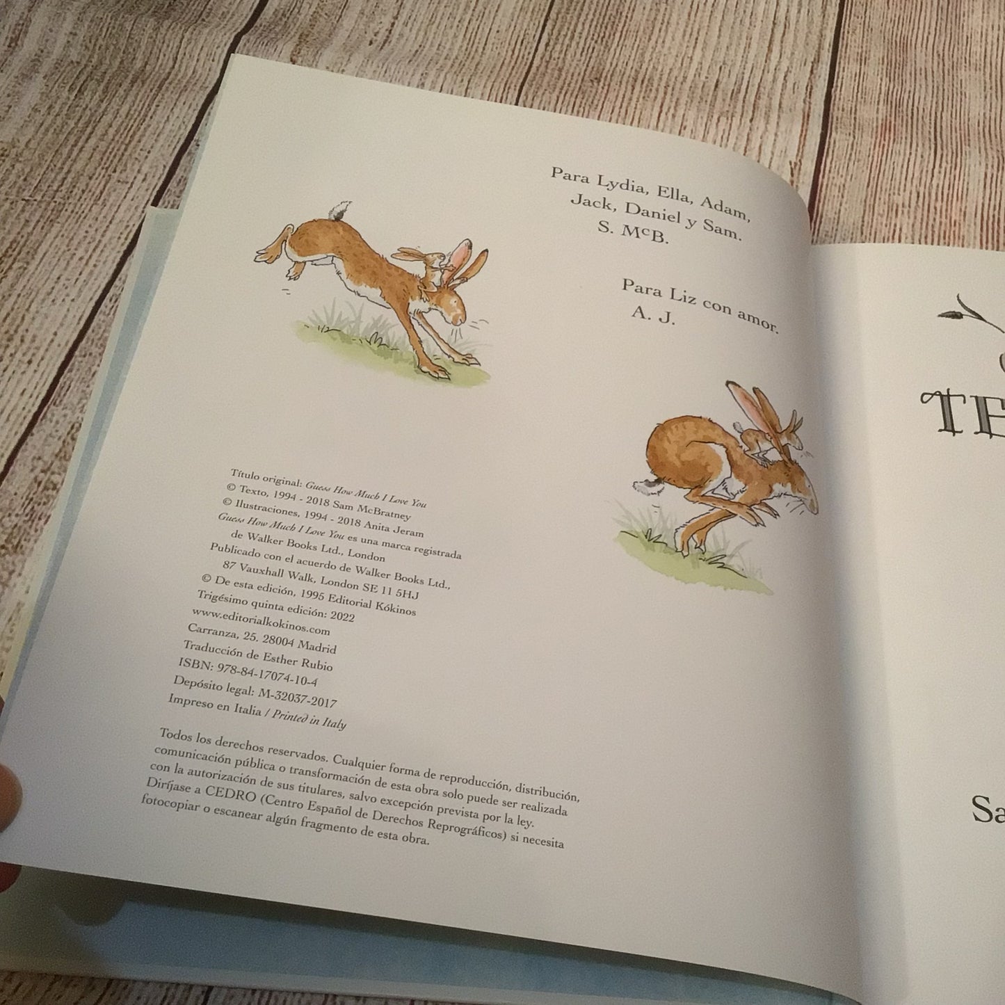 Adivina Cuánto Te Quiero by Sam McBratney (2022) [Spanish] 9788417074104