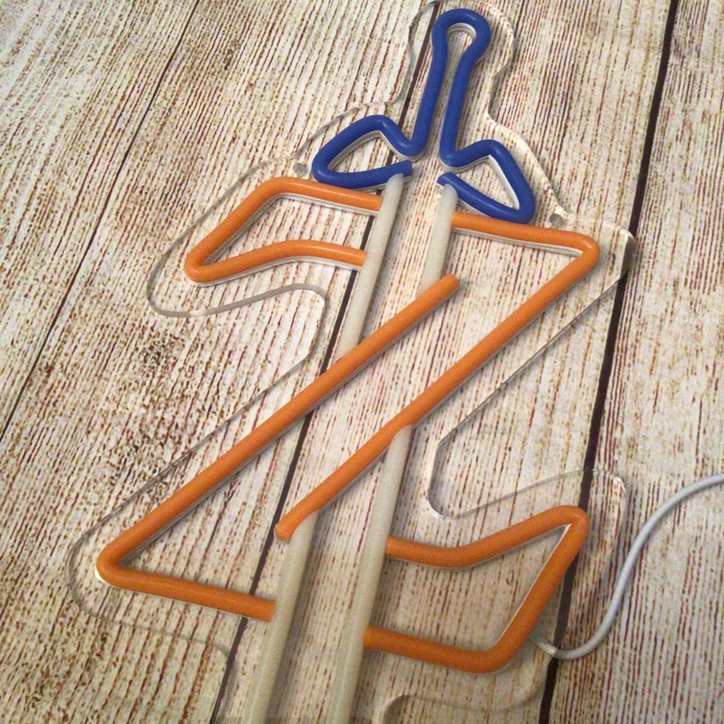 Zelda Sword Gamer Neon LED Orange, White, Blue Light USB