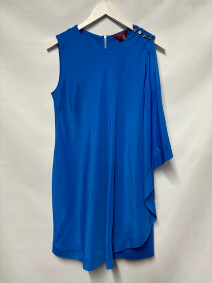 Ted Baker Blue Cape Dress 3