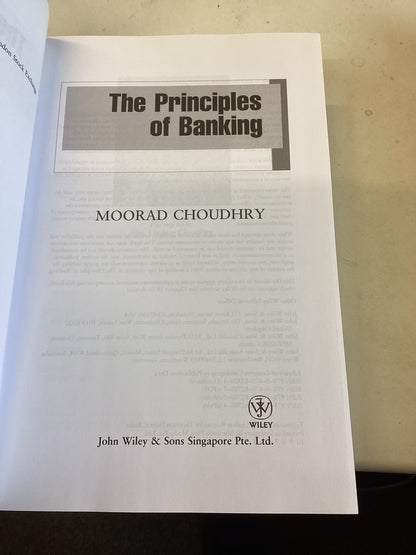 The Principles of Banking Moorad Choudhry