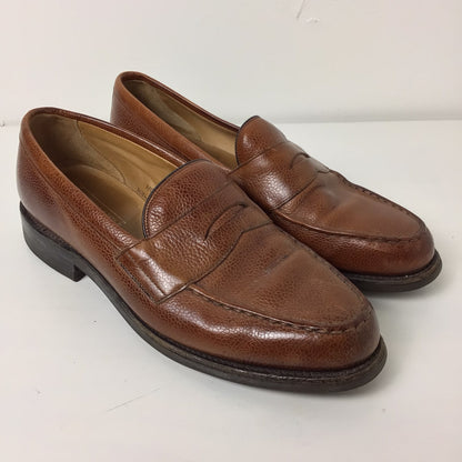 Cheaney Brown Howard R Leather Moccasin Loafers Shoes Size 10 F