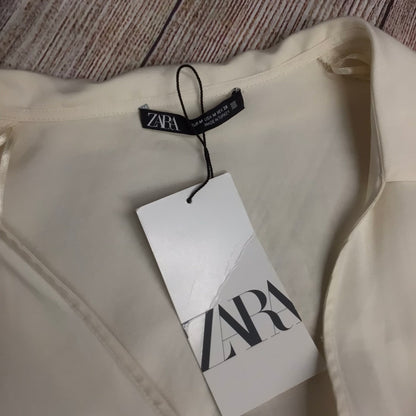 BNWT Zara Cream Jumpsuit w/Belt Size M