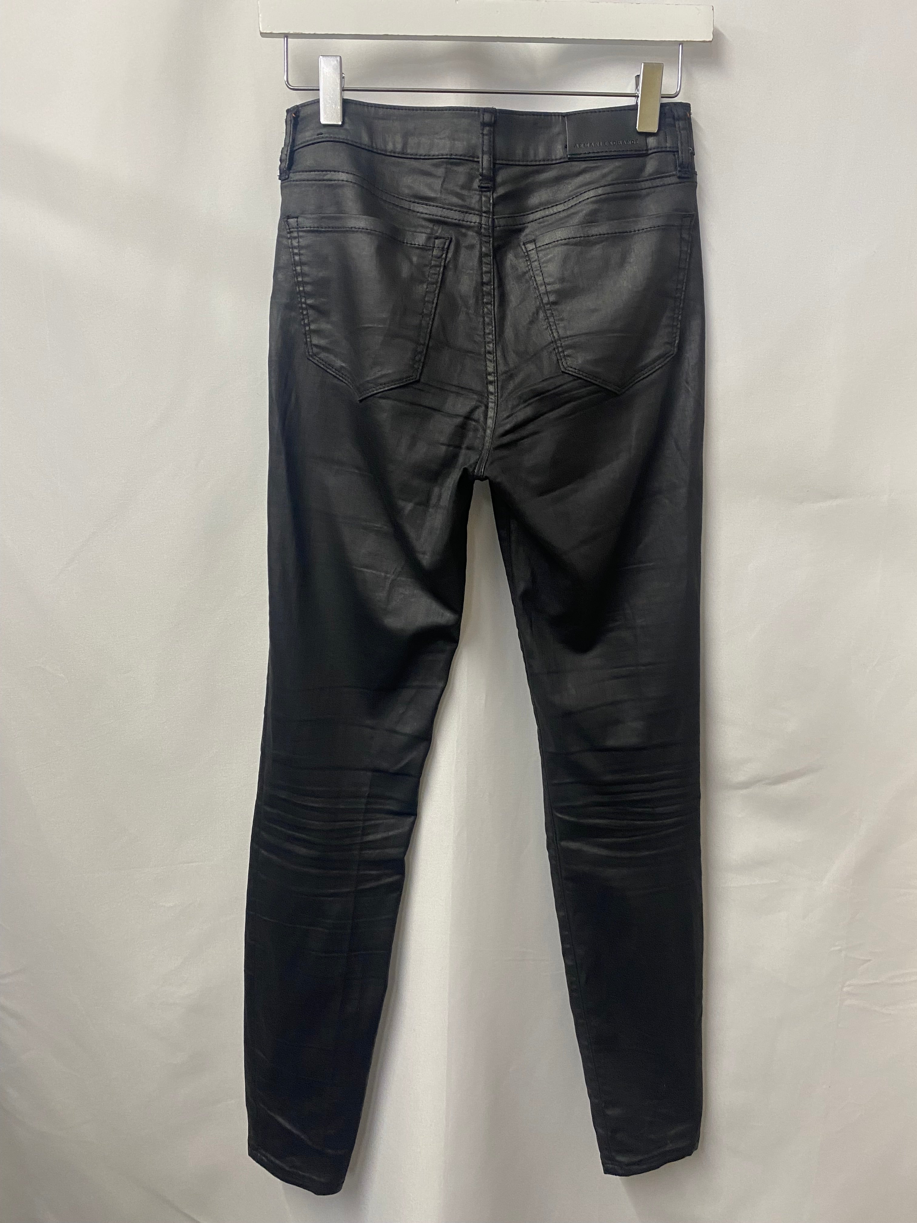 Black armani best sale skinny jeans