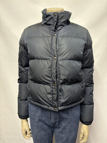 Prada Navy Nylon Puffer Jacket Small