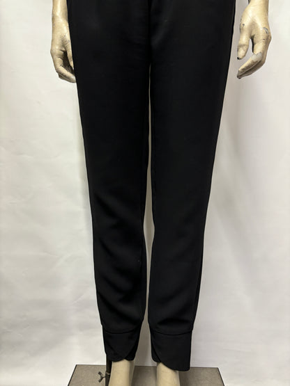 Reiss Black Blouse Short Sleeve Jumpsuit 8