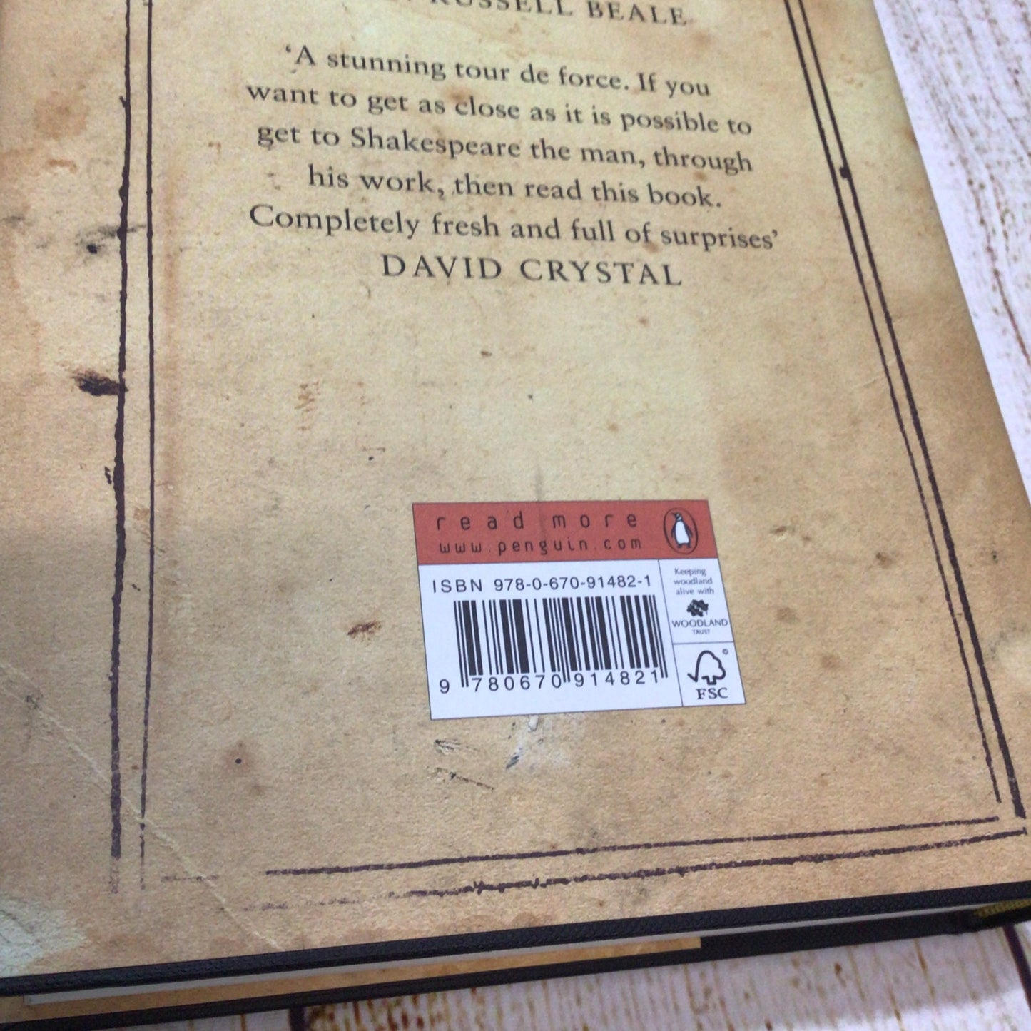 Soul of the Age: The Life, Mind & World of William Shakespeare (2008) Signed