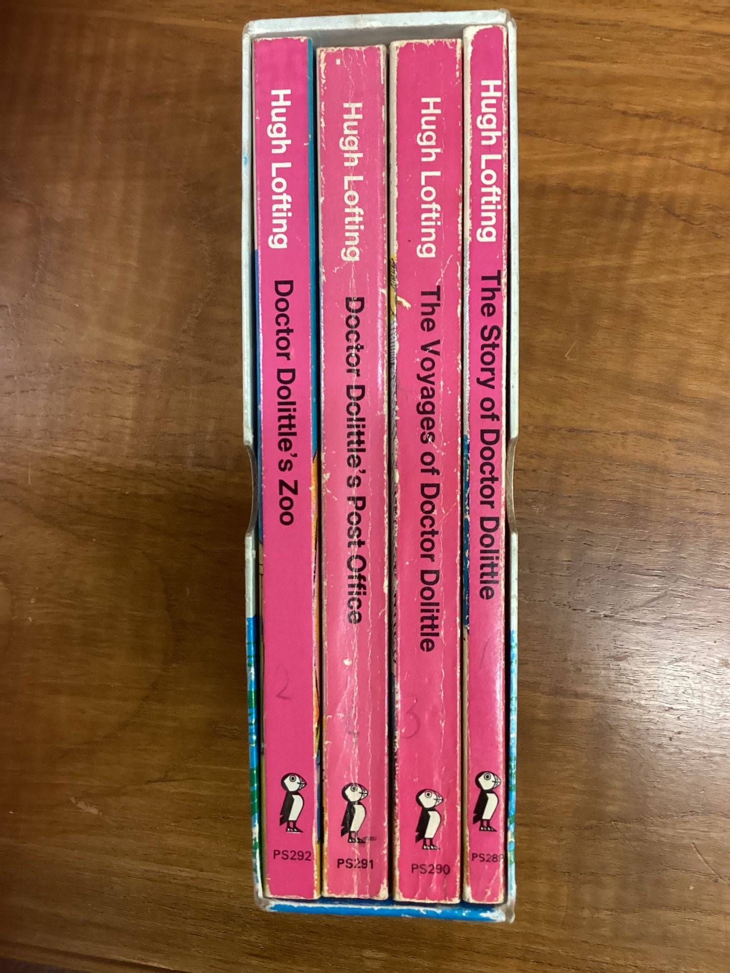 Hugh Lofting - Doctor Doolittle - 4 Book Set in Cardboard Slipcase- Penguin 1968