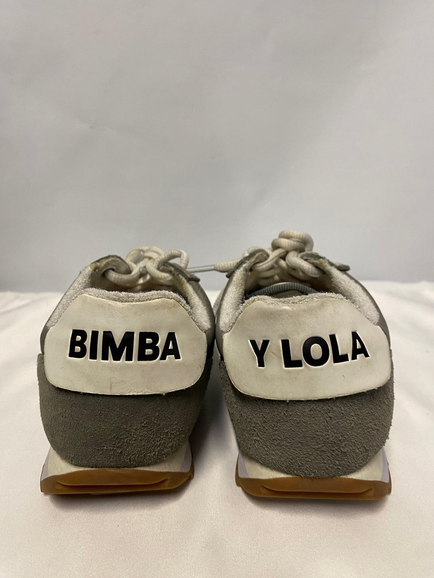 Bimba Y Lola Grey Retro Trainers 2/35