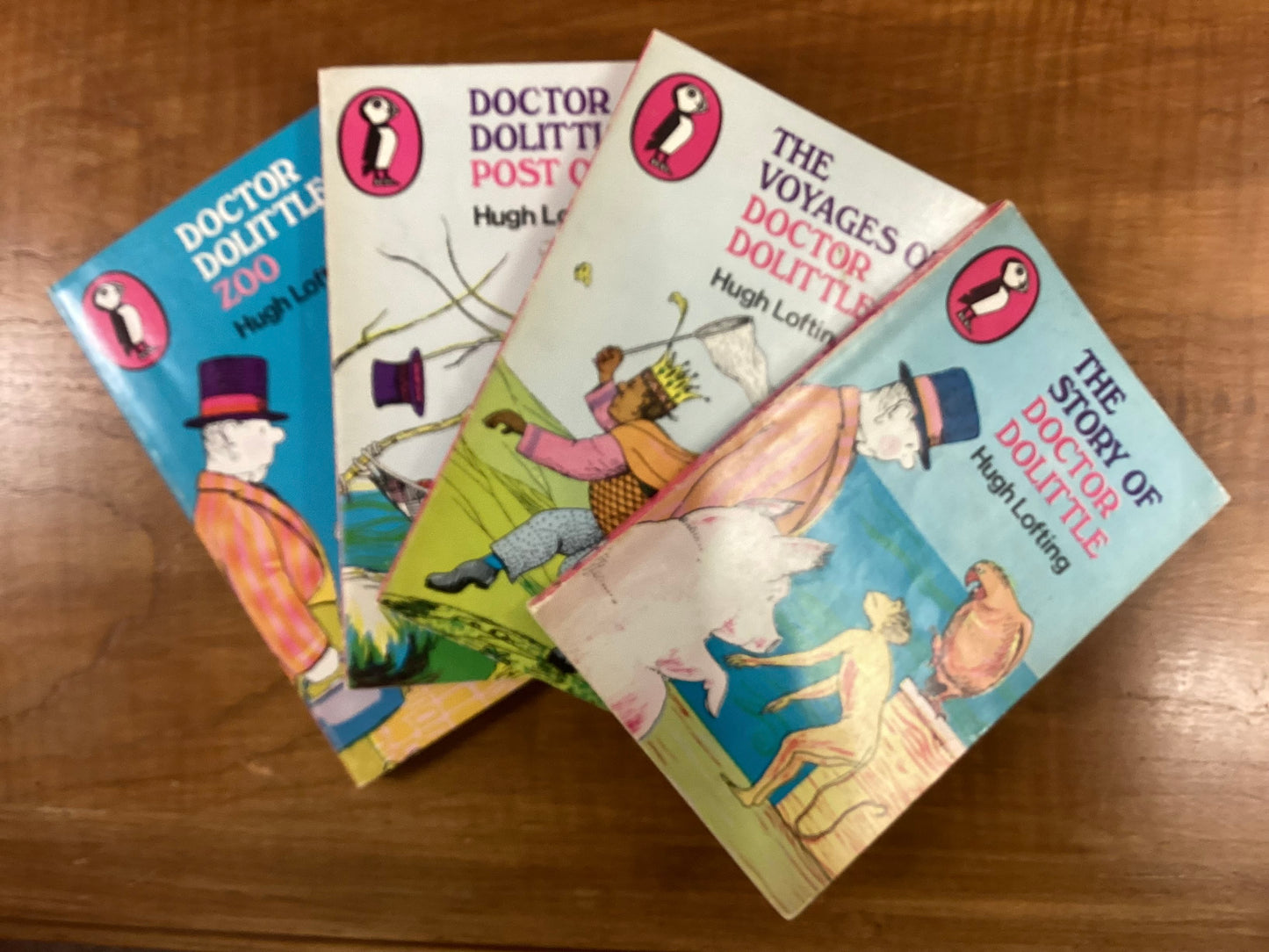 Hugh Lofting - Doctor Doolittle - 4 Book Set in Cardboard Slipcase- Penguin 1968