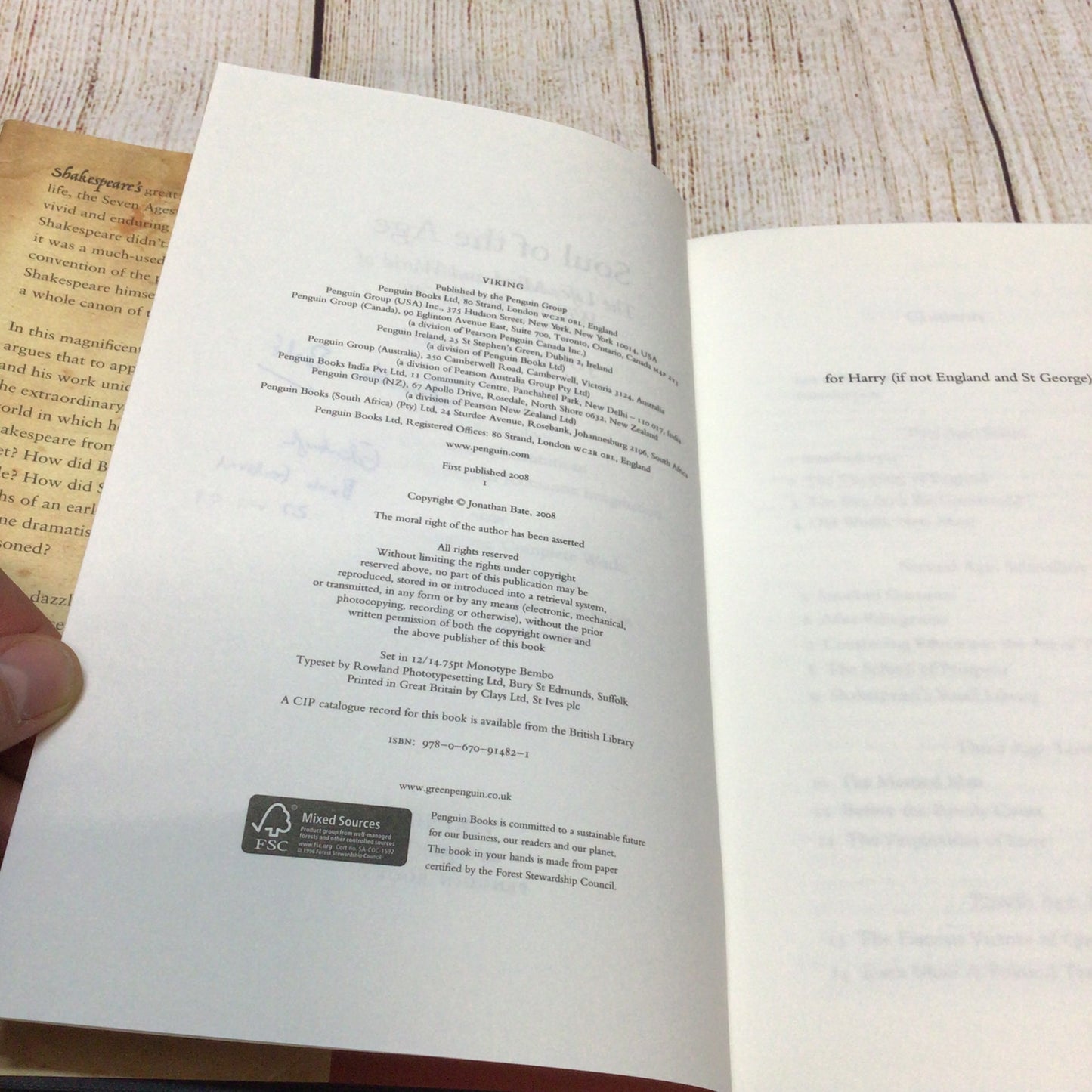 Soul of the Age: The Life, Mind & World of William Shakespeare (2008) Signed