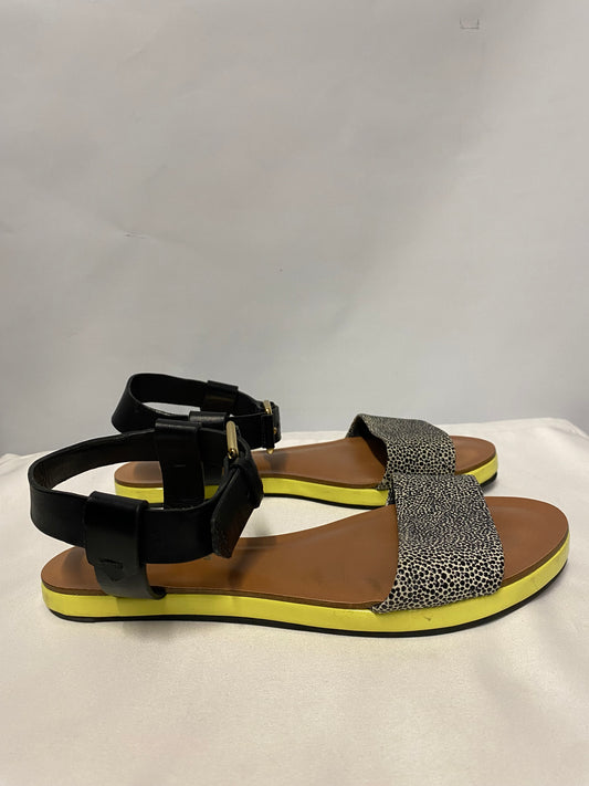 Whistles Black Speckled Leather Sandals 36/3