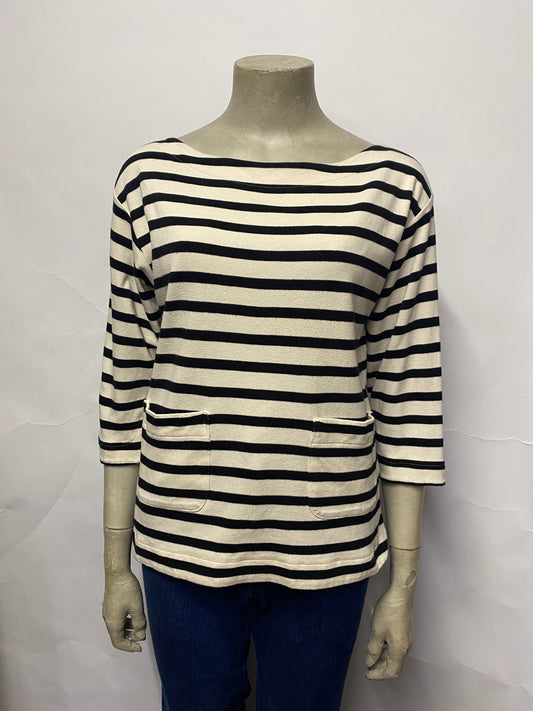 By Malene Birger Striped Cotton Top Large