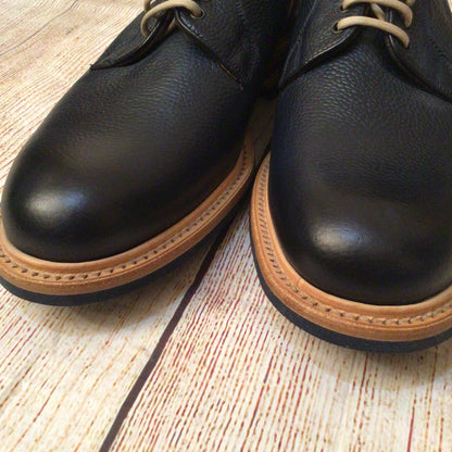 Joseph Cheaney Navy Blue Teign II Derby Leather Shoes 12508/F Size 9