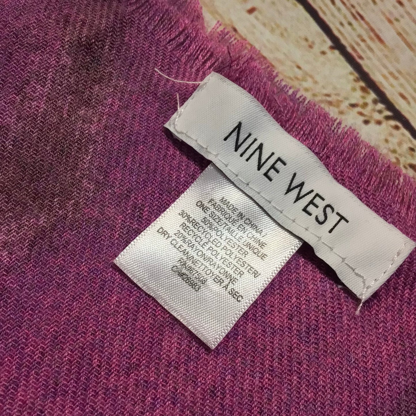 Nine West Pink & Purple Scarf