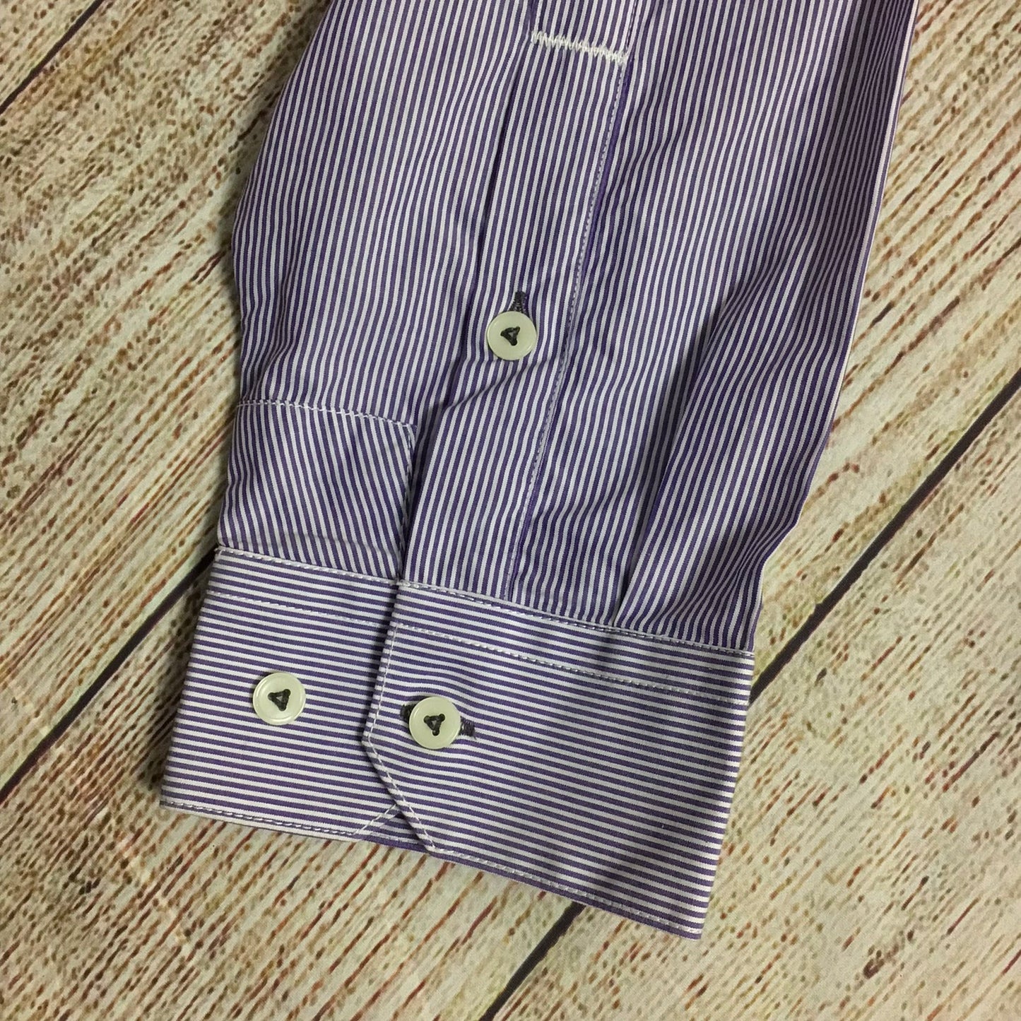 G-Star Raw Correctline Purple & White Striped Shirt 100% Cotton Size XXL