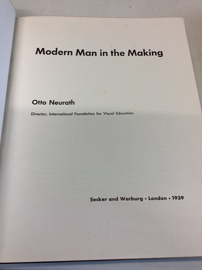 Modern Man In The Making Otto Neurath First Edition 1939